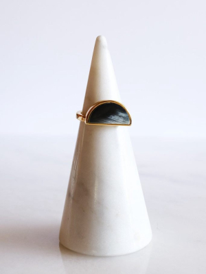 Mat Trang Horn Crescent Ring