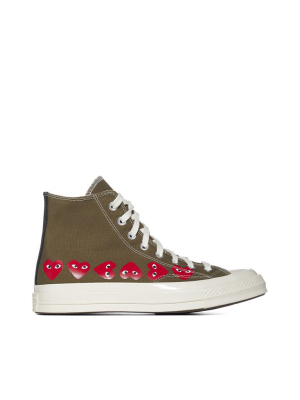 Comme Des Garçons Play X Converse Chuck Taylor Multi Heart Sneakers