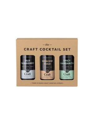 Cocktail Syrup 3-pack Set