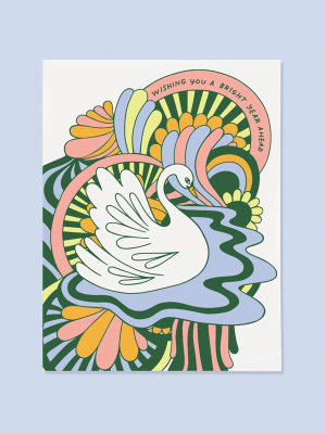 Bright Year Swan Card