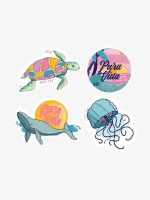 Sea Life Love Sticker Pack