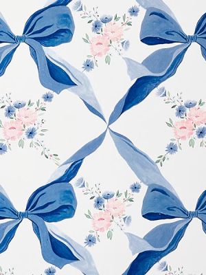 Cait Kids: Bows & Blossoms Wallpaper Swatch