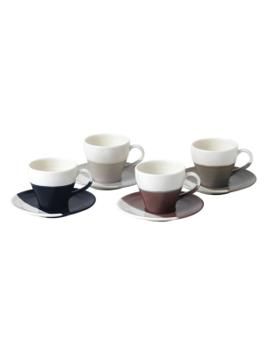 Coffee Studio Espresso Cup & Saucer (set Of 4)