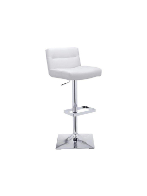 Stafford Adjustable Barstool - Snow