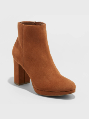 Women's Daisy Platform Ankle Bootie - A New Day™