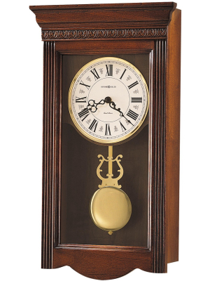 Howard Miller 620154 Howard Miller Eastmont Wall Clock 620-154 Windsor Cherry