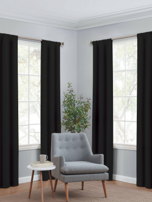 Set Of 4 Ferris Room Darkening Curtain Panels - Eclipse