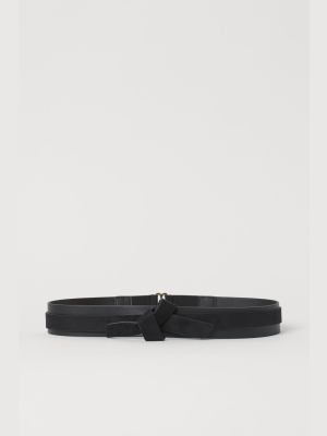 Knot-detail Waist Belt