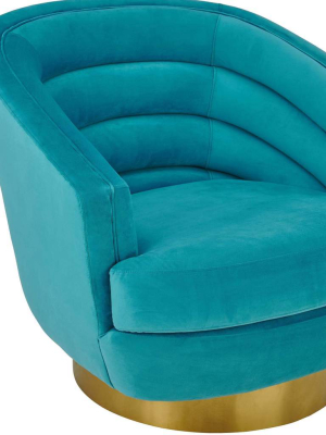 Canyon Swivel Chair, Blue