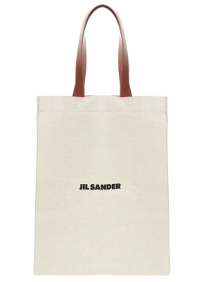 Jil Sander Large Flat Tote Bag