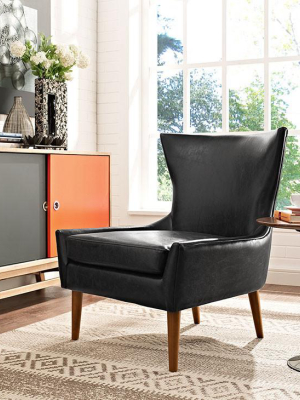 Kyle Vinyl Armchair