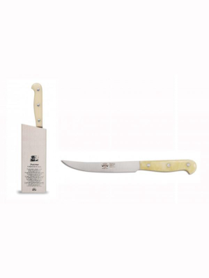 Coltello Boning Knife - White Lucite Handle