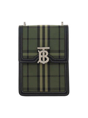 Burberry Robin Checked Crossbody Bag