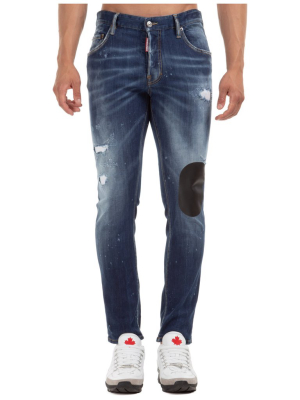 Dsquared2 Trash Dark Wash Skater Jeans