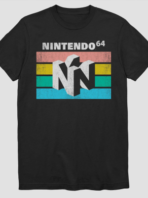 Men's Nintendo Only The Best Classic Fit Short Sleeve Graphic T-shirt - Black