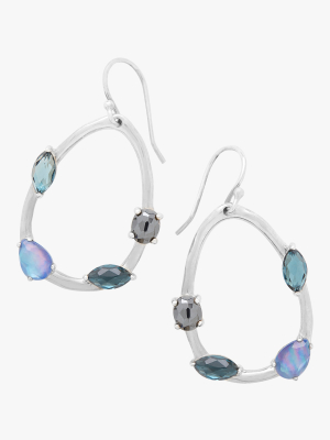 Rock Candy Small Pear Eclipse Earrings