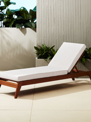 Filaki Lounger With Natural Cushion