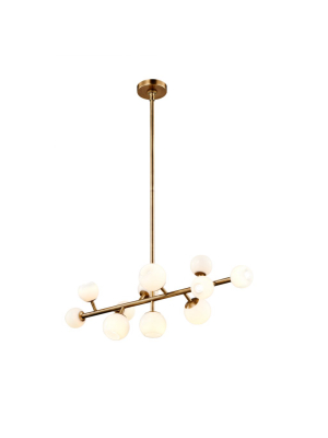 Vaccinium Branching Globe Linear Chandelier