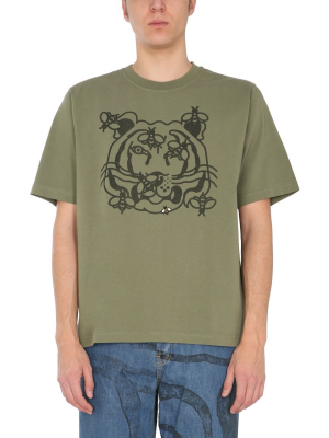 Kenzo Bee A Tiger Print T-shirt