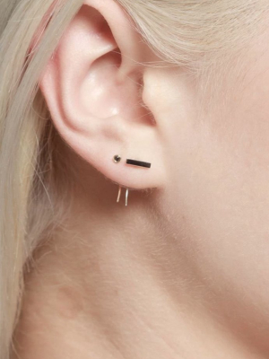 Bar On Infinite Tusk Earring