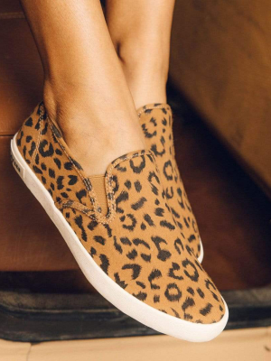 Womens - Baja Slip On - Leopard