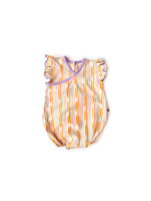 Rosa Bubble Romper In Arcoiris