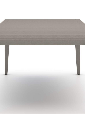 Sherwood Outdoor Rectangle Dining Table, Weathered Grey