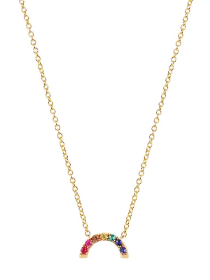 Rainbow Necklace - Yellow Gold