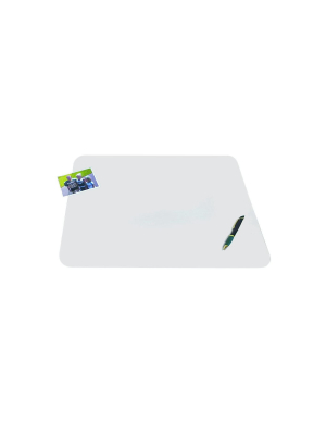 Artistic Krystal View Anti-microbial Plastic Desk Pad 36"l X 20"w 938182