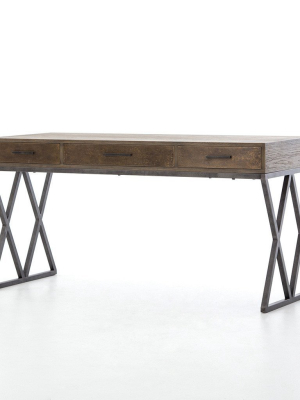 Sampson Desk - Light Grey Oak