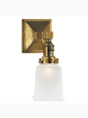 Boston Square Single Sconce