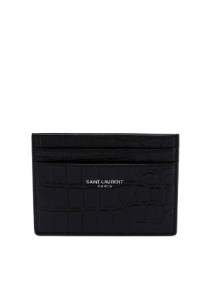 Saint Laurent Paris Embossed Cardholder