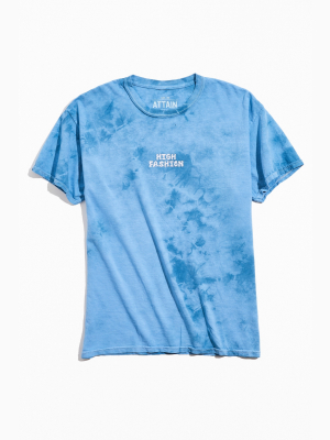 High Fashion Embroidered Cloud Wash Tee