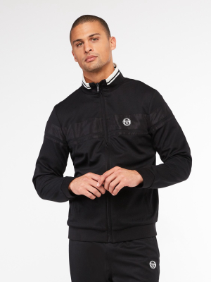 Tennis Young Line Track Jacket - Anthracite/blanc De Blanc