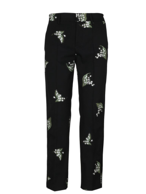 Redvalentino May Lily Print Tailored Trousers