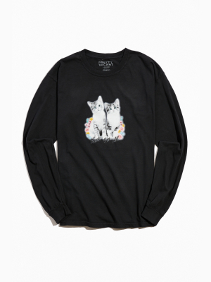 Pretty Vacant Kittens Long Sleeve Tee