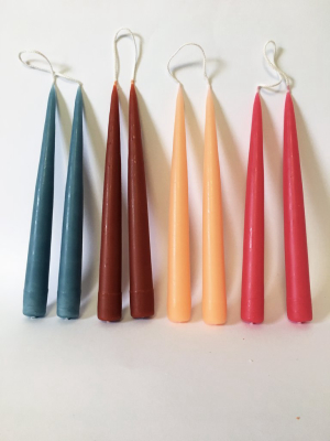 Hand Dipped Tapers - Warm Colors