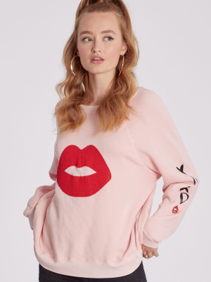 Xoxo Sommers Sweatshirt | Silver Pink