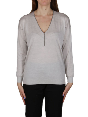 Brunello Cucinelli V-neck Jumper