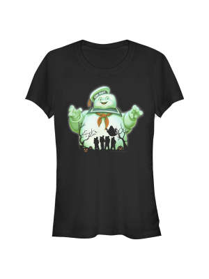 Junior's Ghostbusters Halloween Stay Puft Marshmallow Man T-shirt