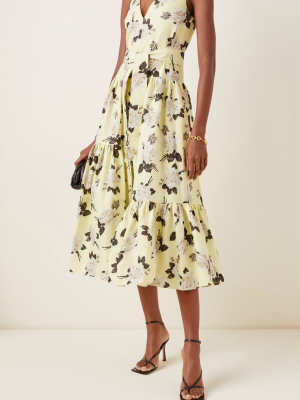 Mimosa Tiered Floral-print Maxi Dress