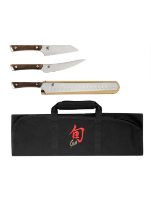 Shun Kanso 4-piece Bbq Knife Set