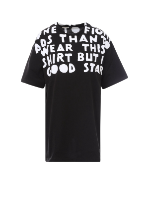 Maison Margiela Slogan Oversized T-shirt