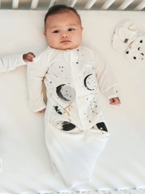 Goumi Baby Gown - Many Moons