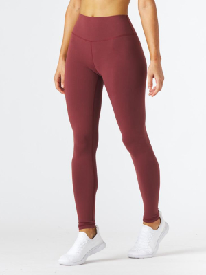 Sultry Legging: Merlot