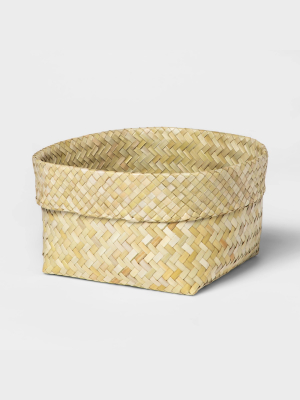 Small Leaf Basket With Rolled Edge - Threshold™