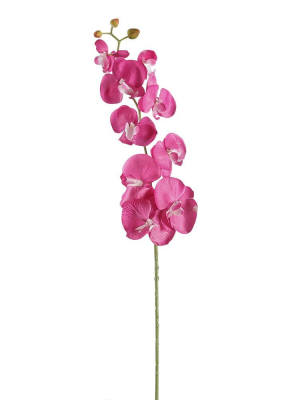 Magenta Faux Orchid Stem