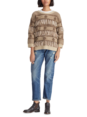 Fringe Silk-blend Sweater