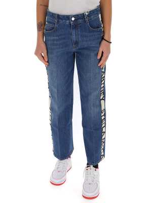 Stella Mccartney Logo Tape Jeans