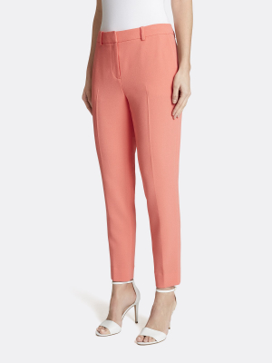Crepe Faux Double-breasted Pantsuit